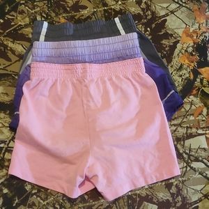 Three pair of little girl shorts (s/ch 6-6x)